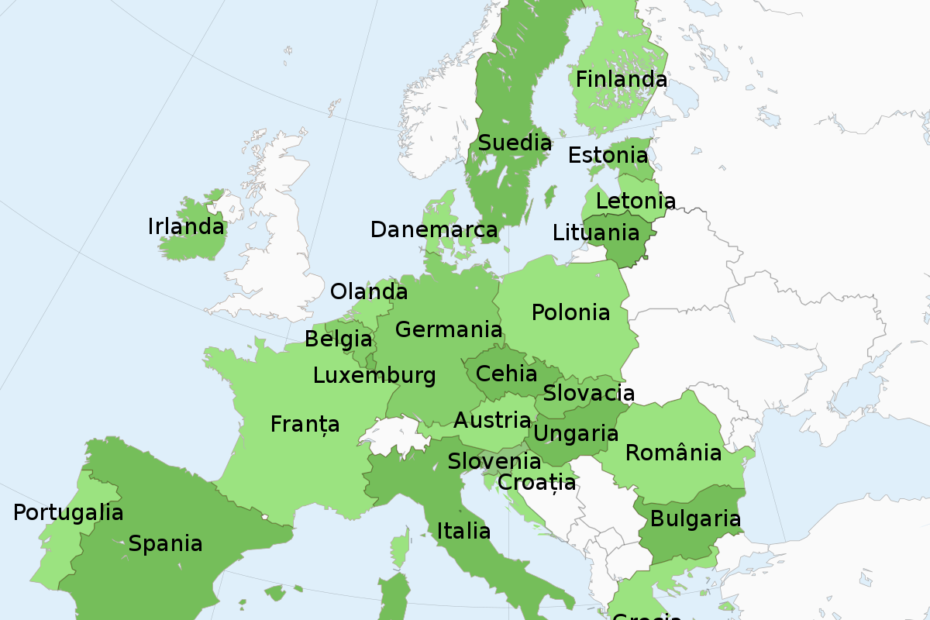 harta uniunii europene